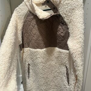 Cozy Beige Sherpa Jacket